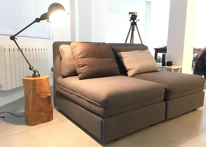 Loft Industrial Con Cine Y Diseno דירה א-קורוניה